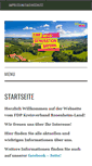 Mobile Screenshot of fdp-rosenheim-land.de