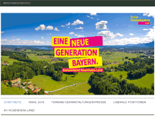 Tablet Screenshot of fdp-rosenheim-land.de